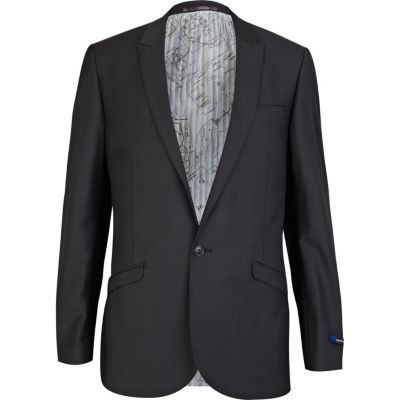 Grey suit smart jacket