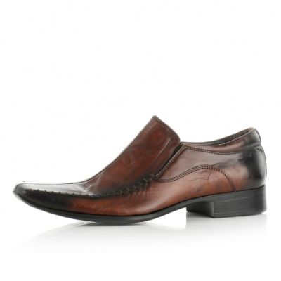 Brown loafers