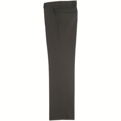 Black pinstripe trousers