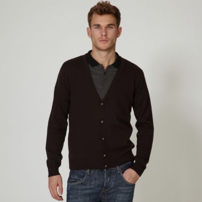 Brown cardigan