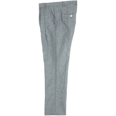Blue short leg smart trouser