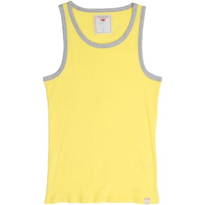 yellow rib vest