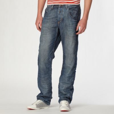 Denim straight fit jean