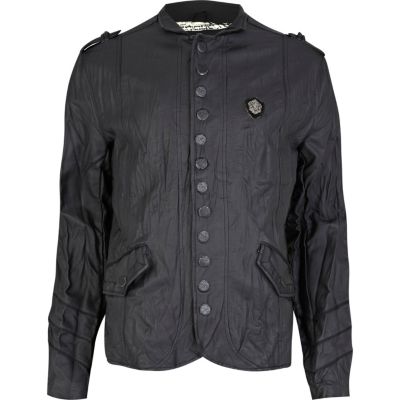Black military jacket