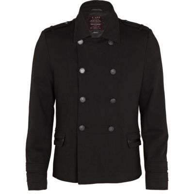 Black military jacket