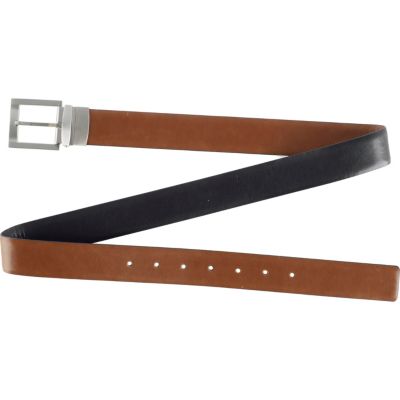 Light brown bevelled edge belt