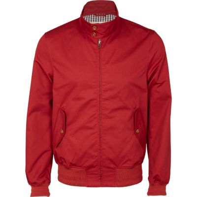 red twill jacket