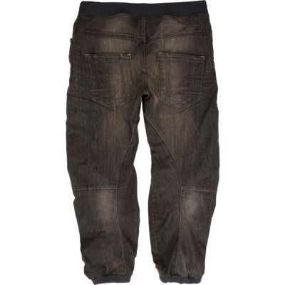 Dark grey denim jogger jeans