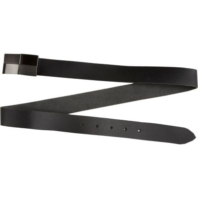 Black smart plate belt