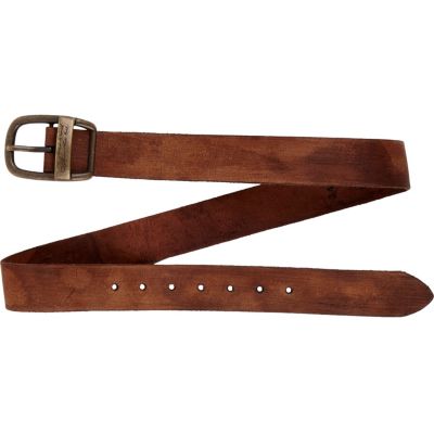 Brown vintage look belt