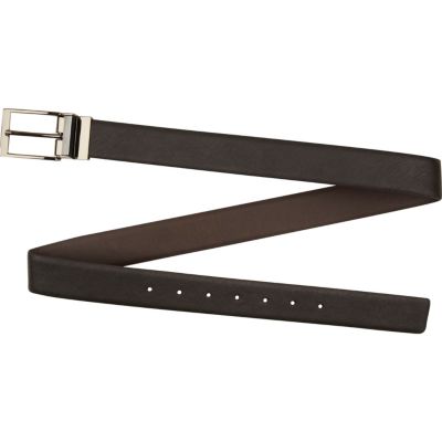 Black textured belt