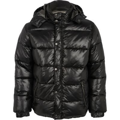 Black padded jacket