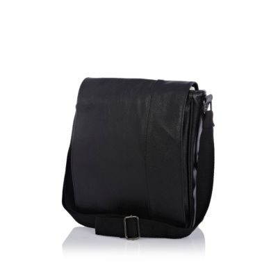 Black small flap over bag