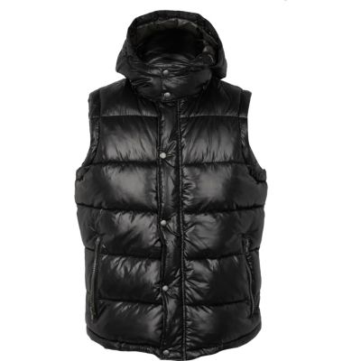 Black padded gilet