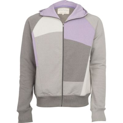 Grey long sleeve hoodie