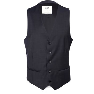 Navy waistcoat
