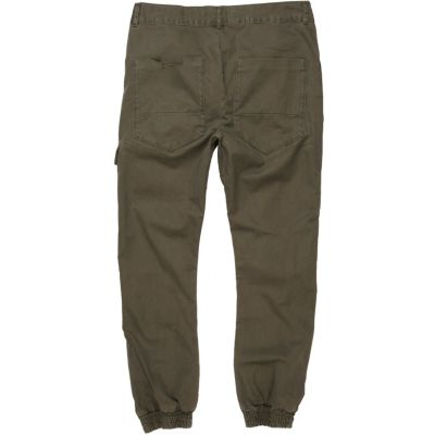 Khaki green jogger trousers