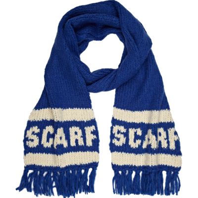 blue print scarf