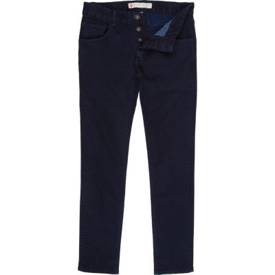 Dark denim skinny jeans