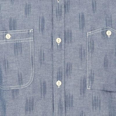Blue print shirt