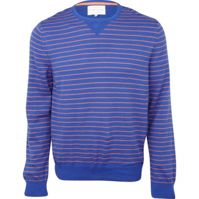 Blue stripe jumper