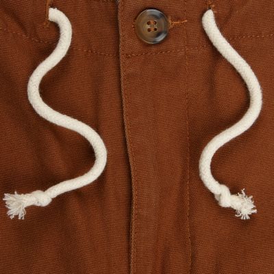 Tan contrast chinos
