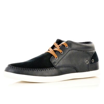 navy mid tops 