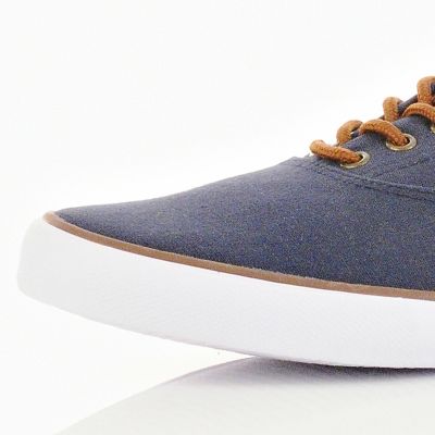 Navy washed plimsolls