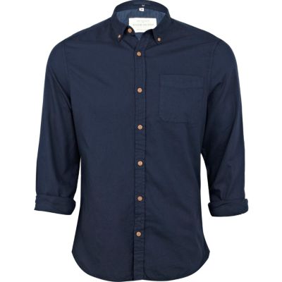 Navy oxford shirt