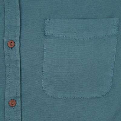 Teal oxford shirt