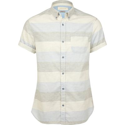 ecru stripe shirt 