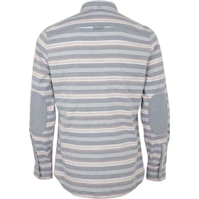 Blue stripe oxford shirt