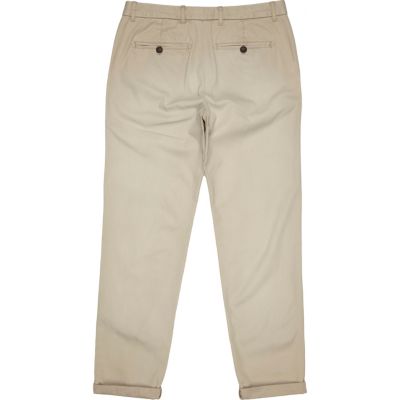 Stone smart chinos