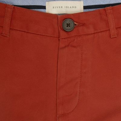 Rust sprayed chinos