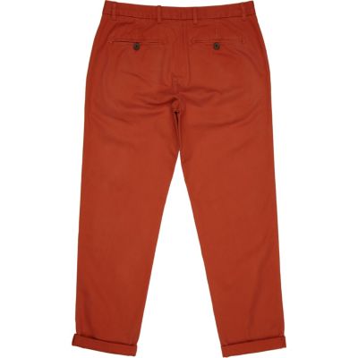 Rust sprayed chinos