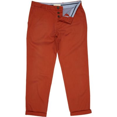 Rust sprayed chinos