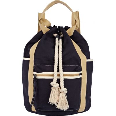 navy canvas duffle bag 