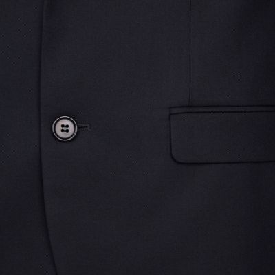 Navy slim suit jacket