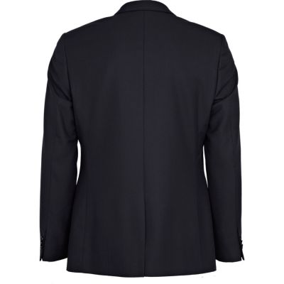 Navy slim suit jacket