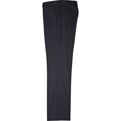 Navy slim suit trousers