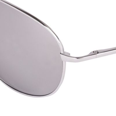 Grey lens mirror sunglasses