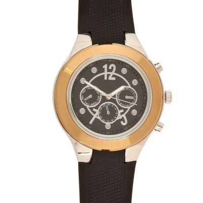 black rubber bezel watch 