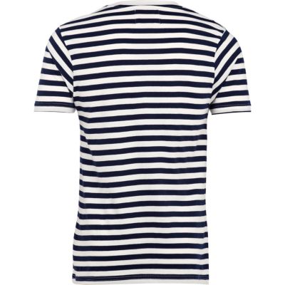 Navy stripe t-shirt