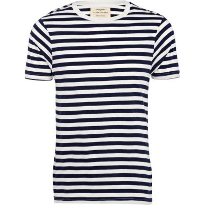 Navy stripe t-shirt