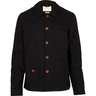 Black pocket jacket