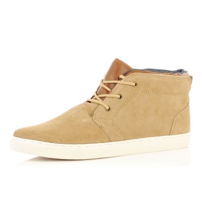 light brown high tops
