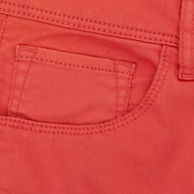 Coral stretch skinny jeans