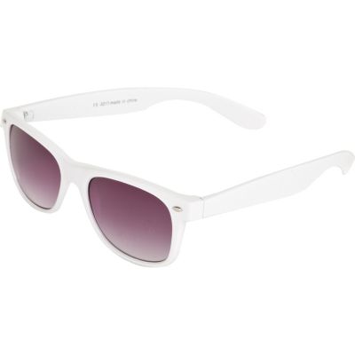 White retro sunglasses