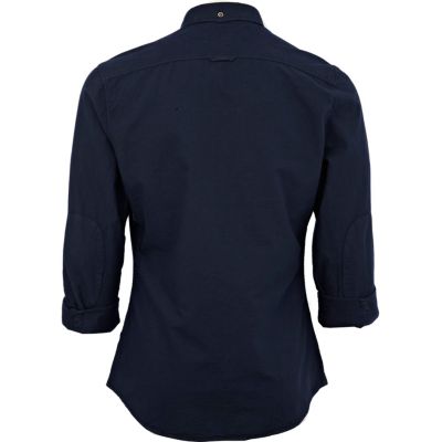 Navy roll sleeve shirt