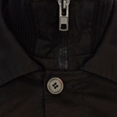 Black double layer jacket